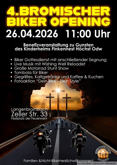 Biker-Gottesdienst mit anschl. Segnung