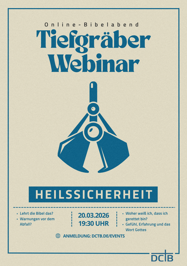 Online - Tiefgräber-Webinar - Heilssicherheit - mit Mario Kunze